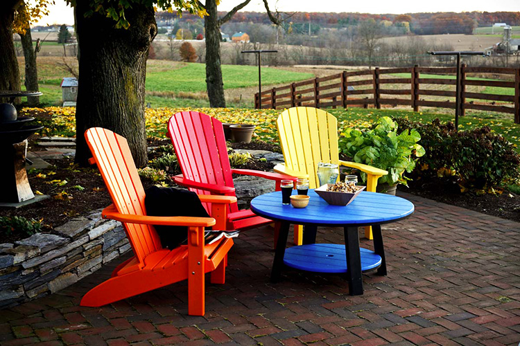 Adirondack Chairs Amish Built Amish Country Gazebos   Conversation Table 