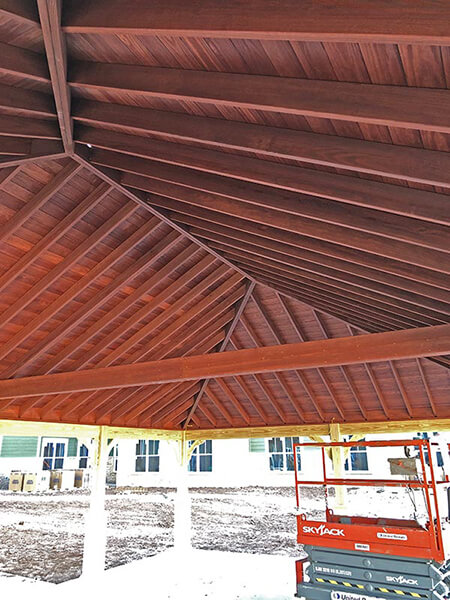 amish country gazebos contractor project