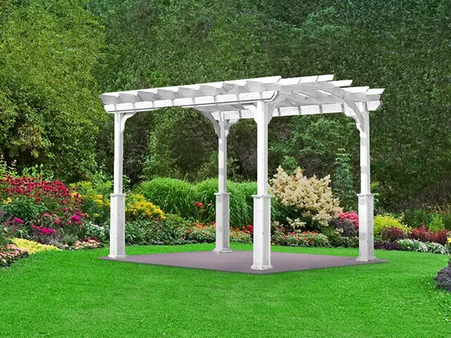 Vinyl Pergola in a Box