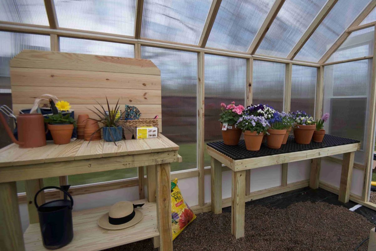 EZ Greenhouse Potting Tables and Workbench