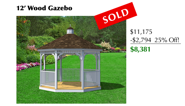 12' Wood Gazebo