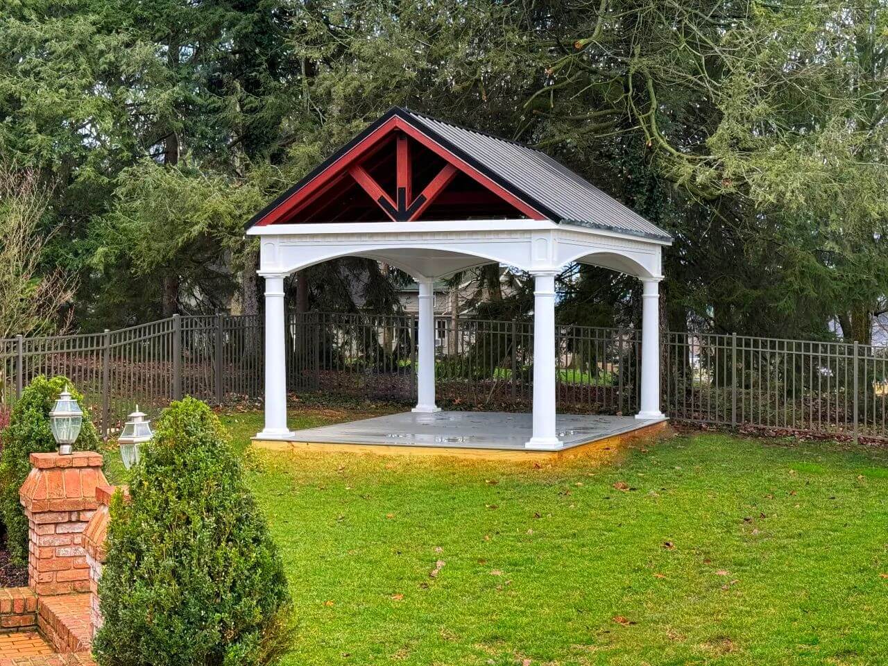 Tuscany Vinyl A-Frame Pavilion