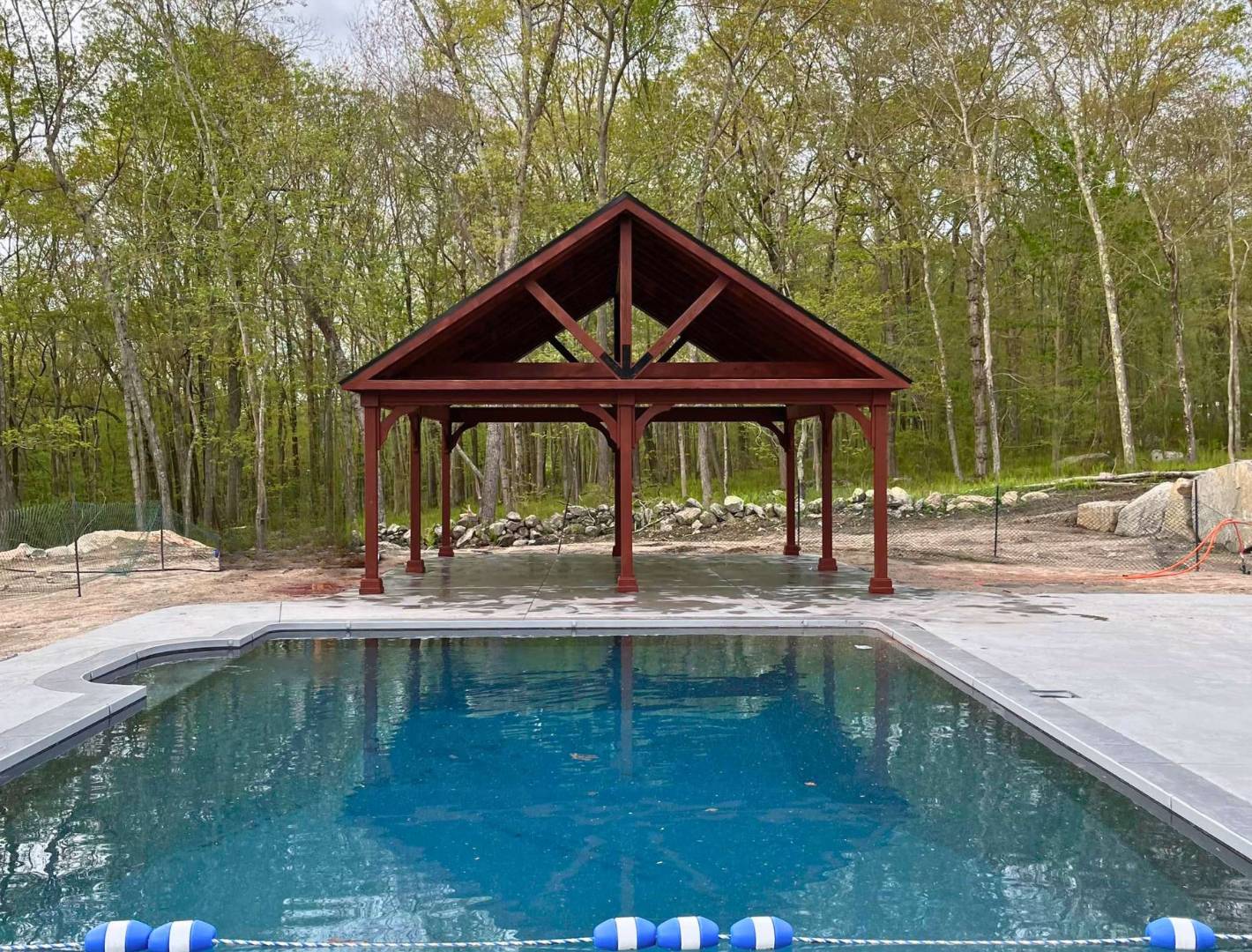 A-Frame Pavilion and Swimming Pool